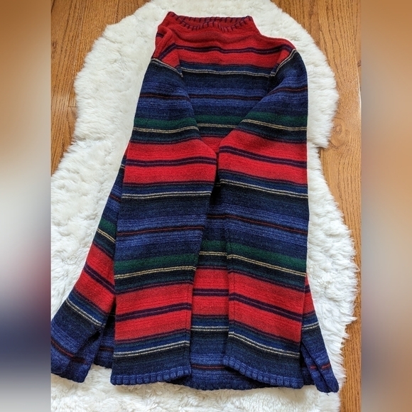 Vintage LAUREN RALPH LAUREN 100% lambswool pullover mock neck knit sweater 2x - Picture 4 of 8